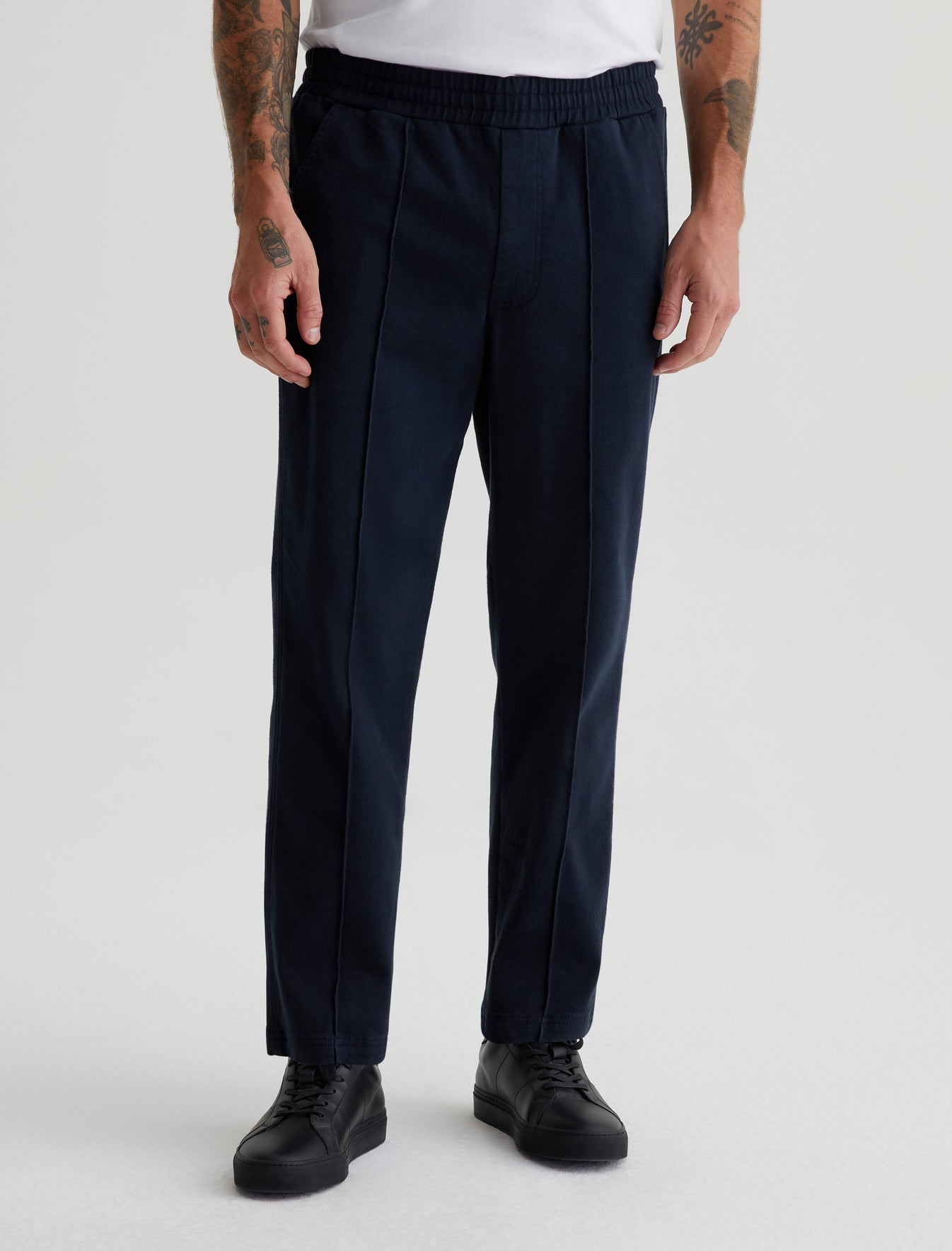 Wyatt Denim Sweatpant|Relaxed Tapered Leg Cloud Soft Denim